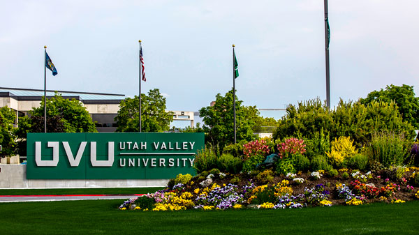 UVU Campus sign