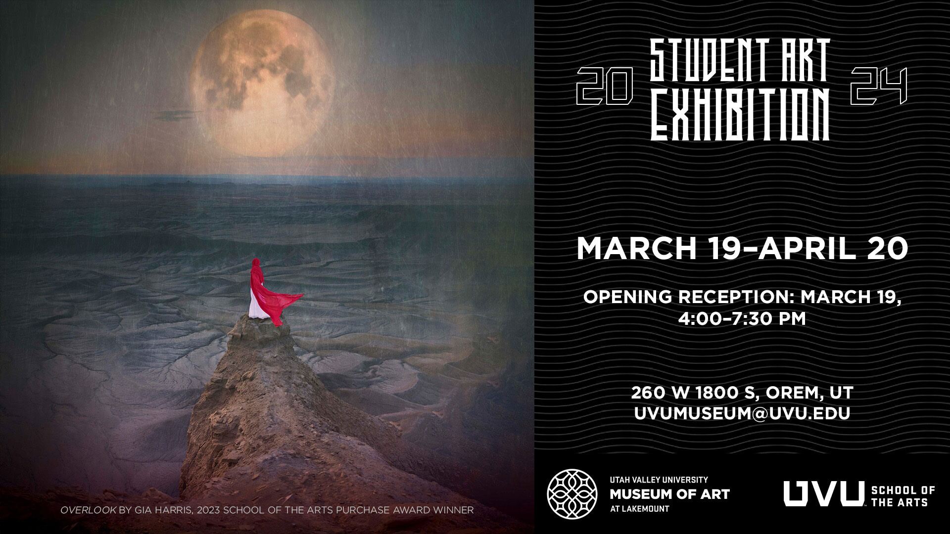 student art exhibition banner 2024