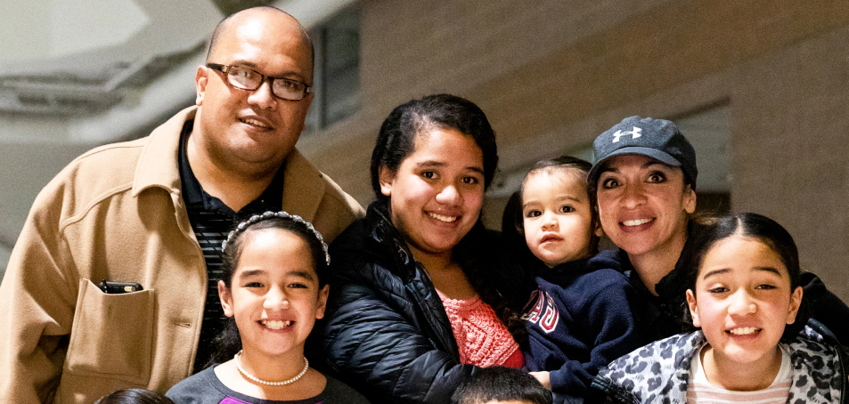 Polynesian family photo