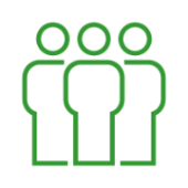 Logo of three people