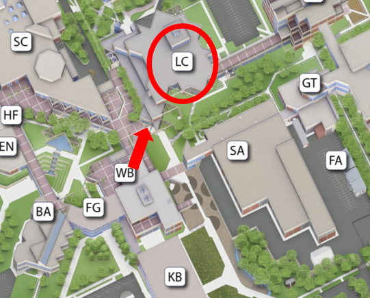 Map of Losee Center
