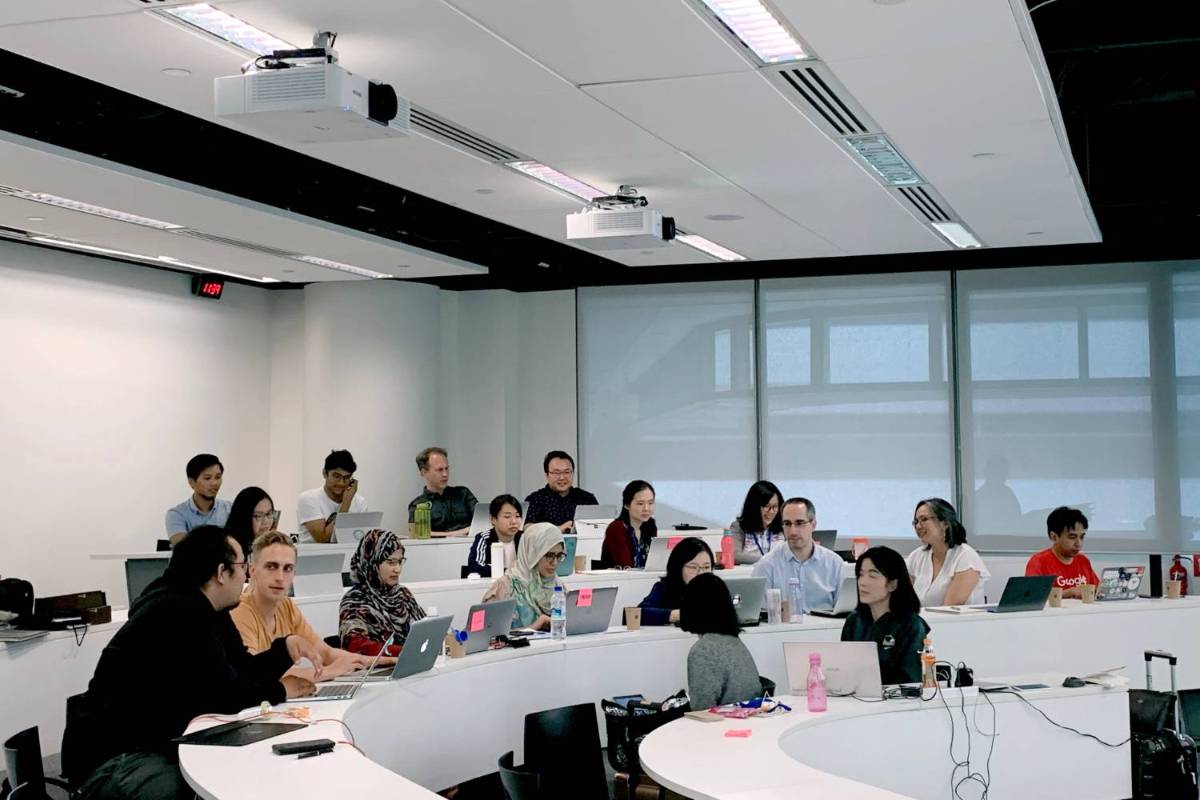 Students in a classroom