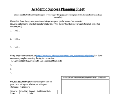 Success Planning From