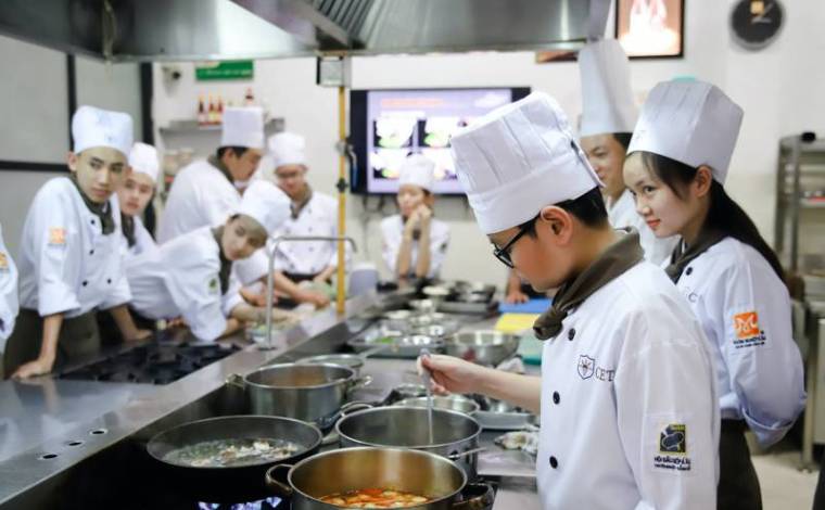 Image of chefs in a kitchen
