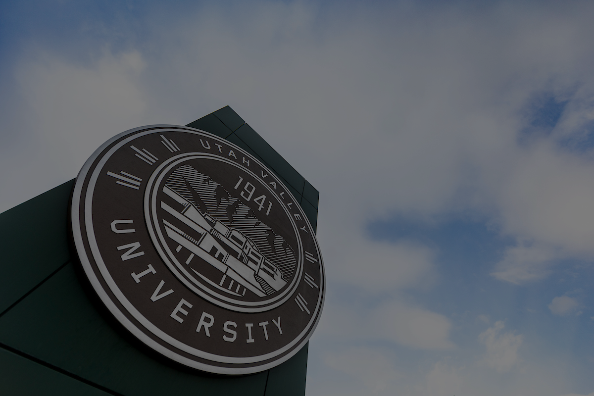 The UVU sign