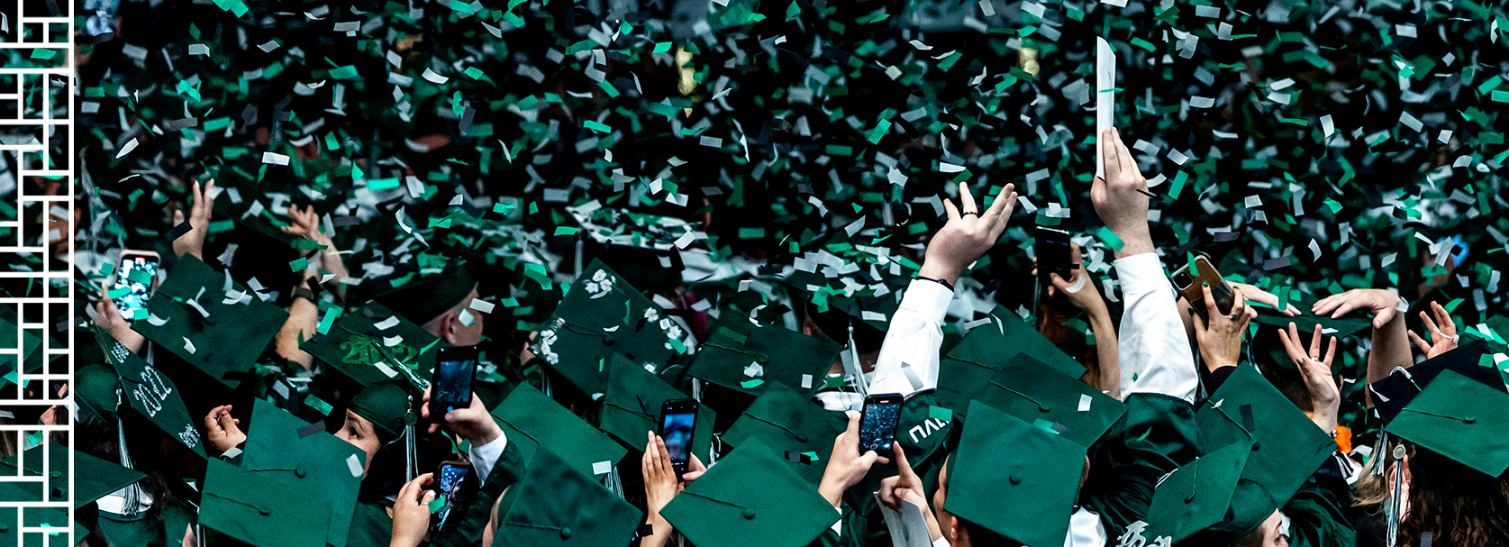 students graduating