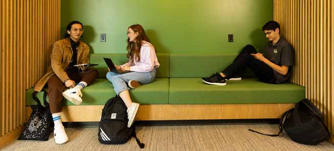 students studying