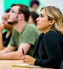 students listening to lecture