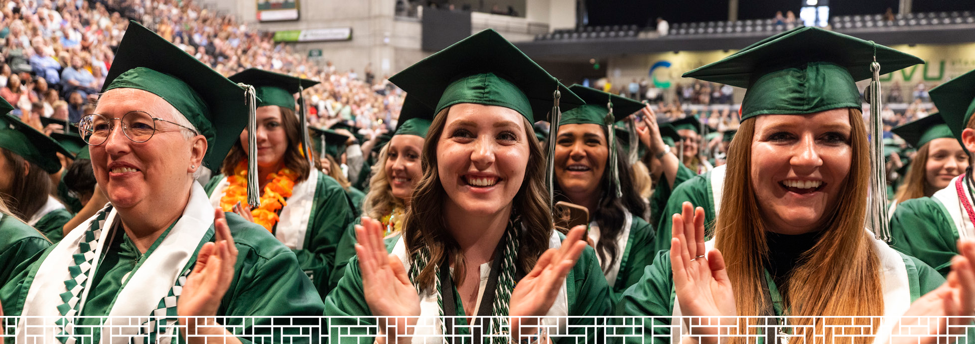 women graduating