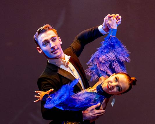 uvu ballroom dance company students dancing