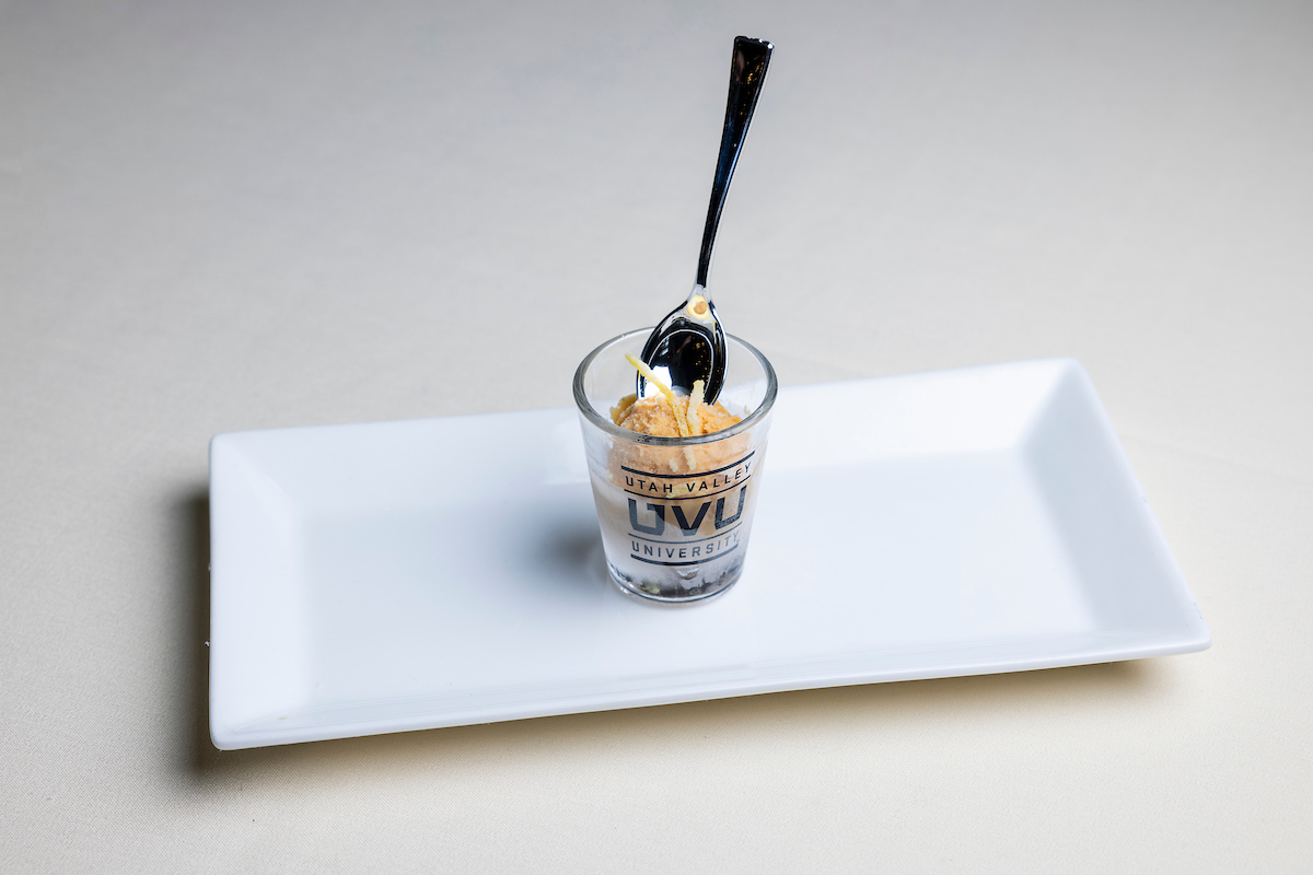 Intermezzo sorvet food plate