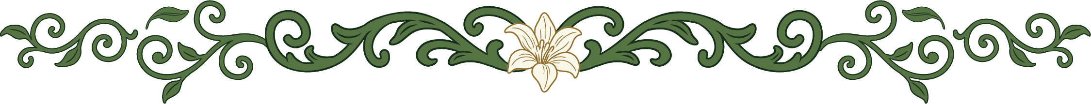 decorative floral divider