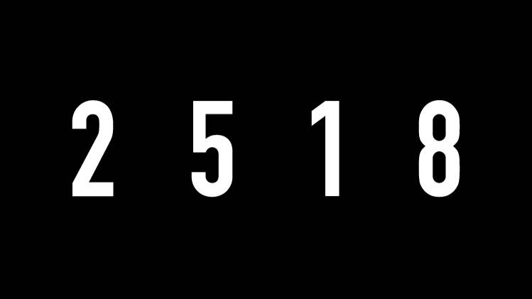 the number 2518