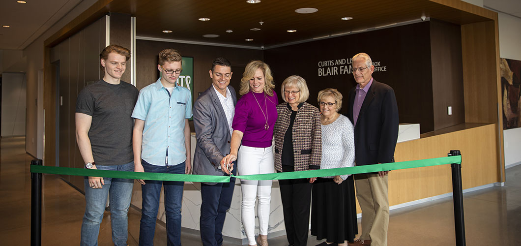 The Noorda Center for the Performing Arts Holds Ribbon-Cutting for the Curtis and Lisa Blair Box Office