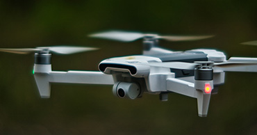 drone in flight