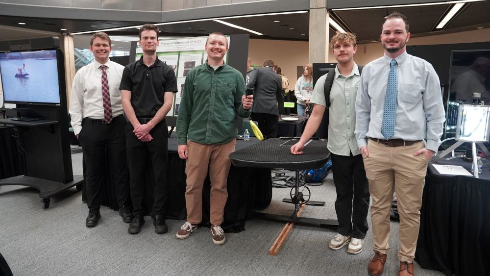 SCET's Personal Watercraft team: Mason Taylor, Ethan Parke, Benjamin Harolds, Thomas Cluff, Daniel Wight, and Sequoia Birch
