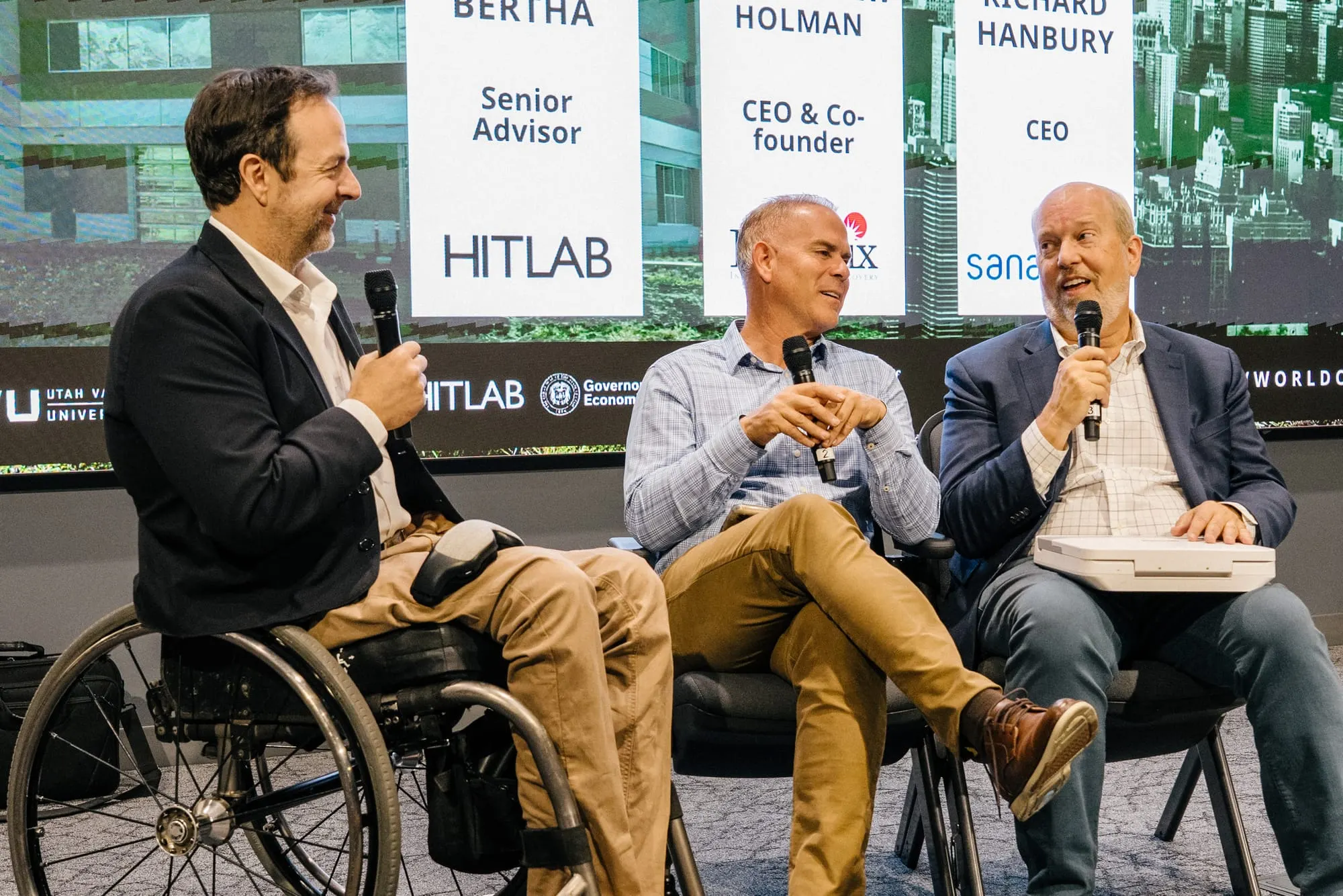 Richard Hanbury, Brian Bertha, Andrew Holman