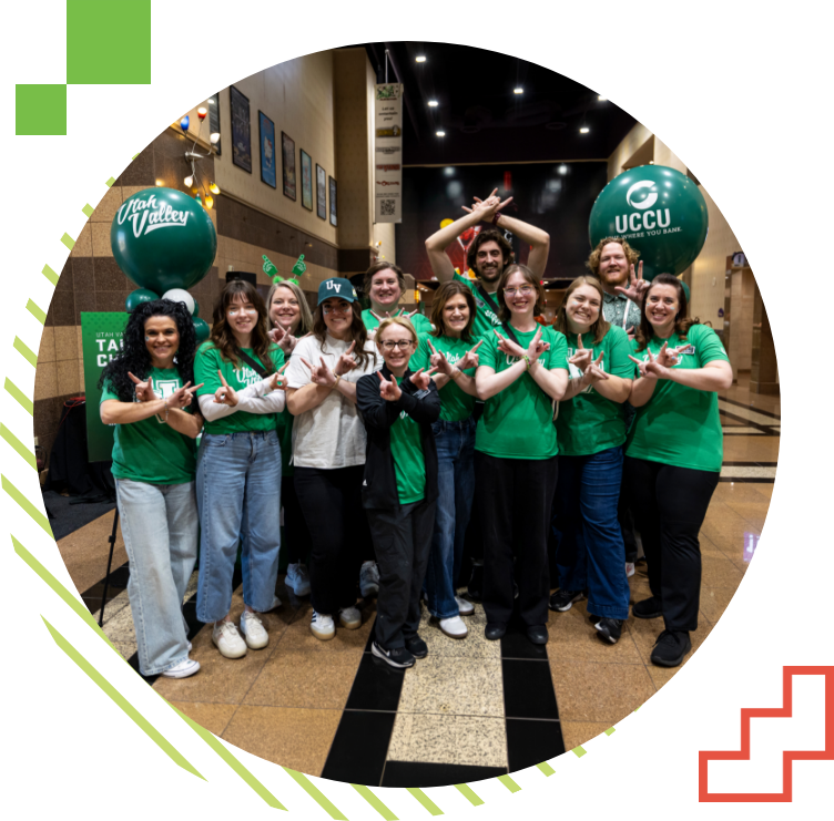 group of UVU staff
