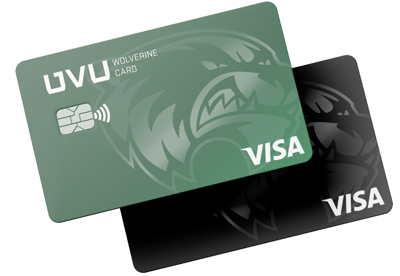 green and black uvu cards