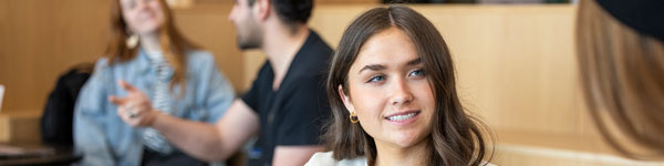 A UVU Ambassador at leadership training