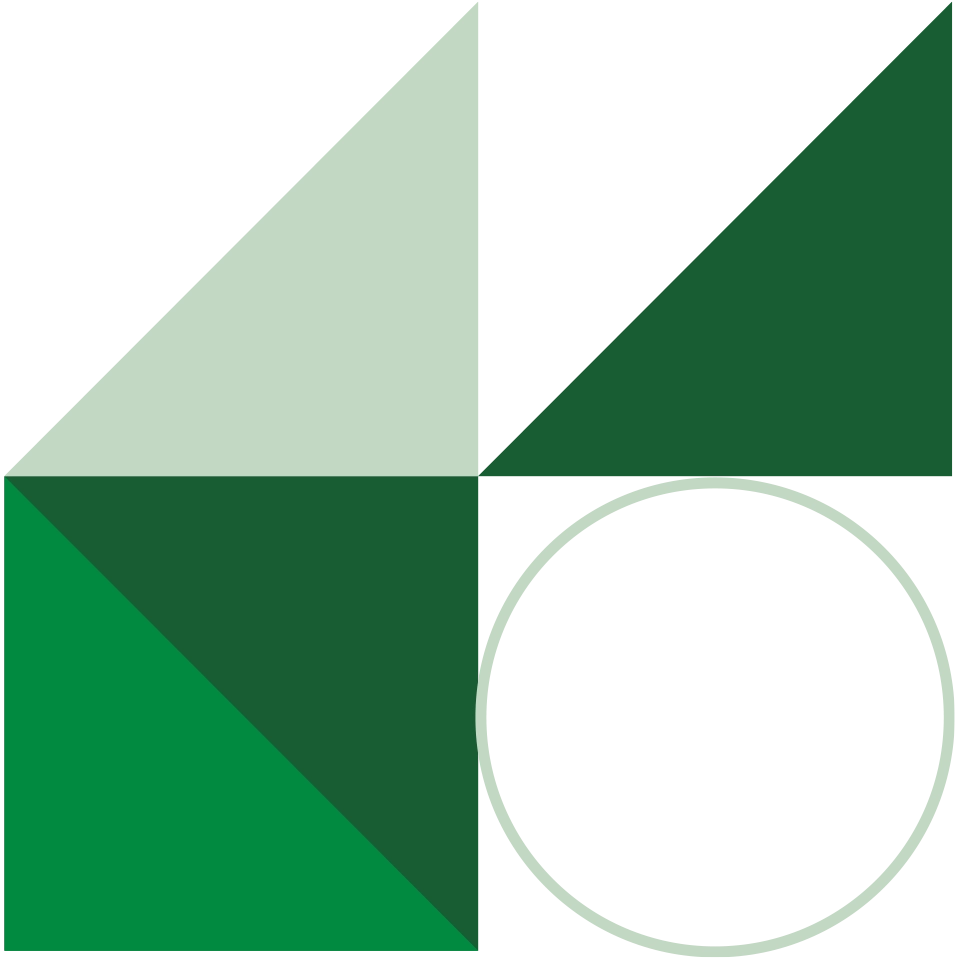 Green triangle shapes and circle. Green triangle shapes and circle.