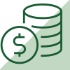 Icon of a stack of coins.