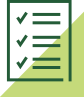 Line icon of a list.