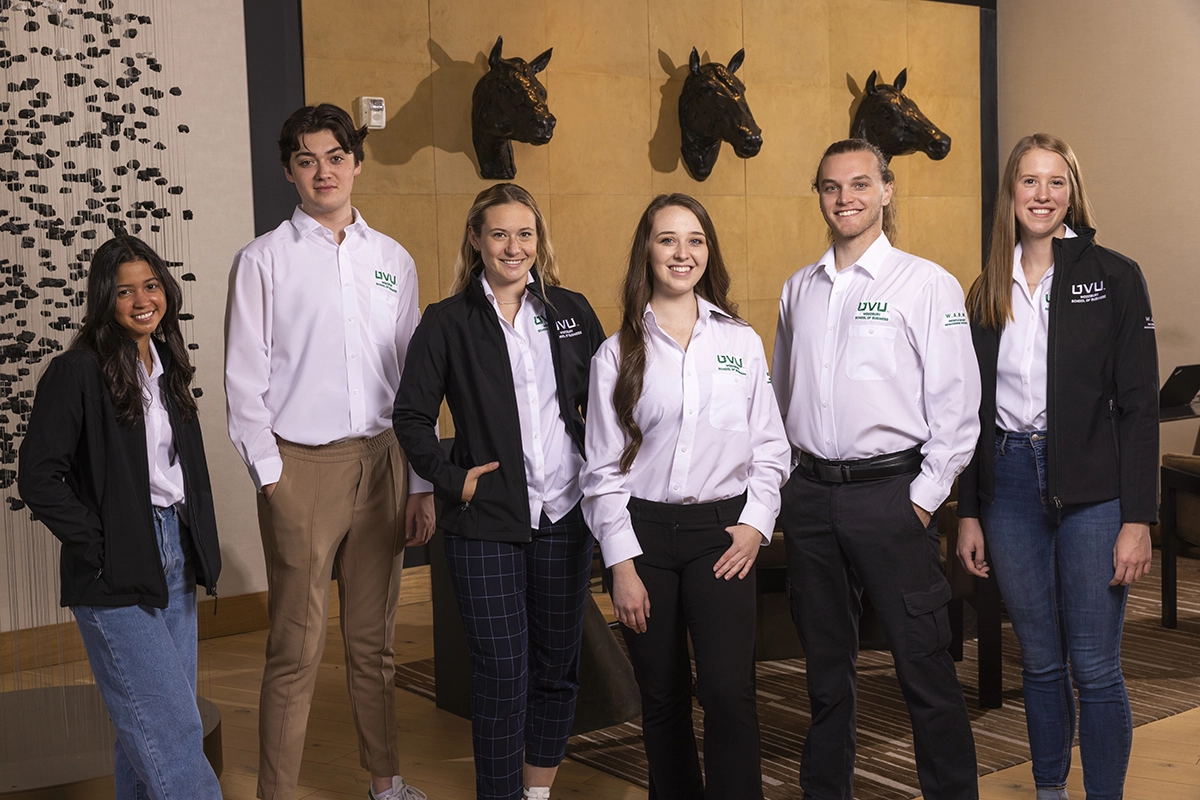 Six WARM students pose proudly. Six WARM students pose proudly.