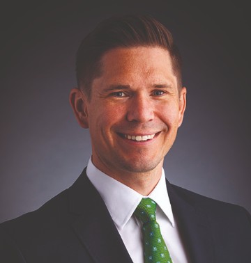 Headshot of Clark Collings, UVU’s general counsel. 