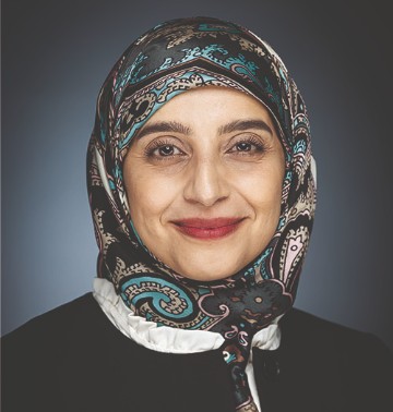 Headshot of Rasha Qudisat, chief inclusion and diversity officer at UVU. 