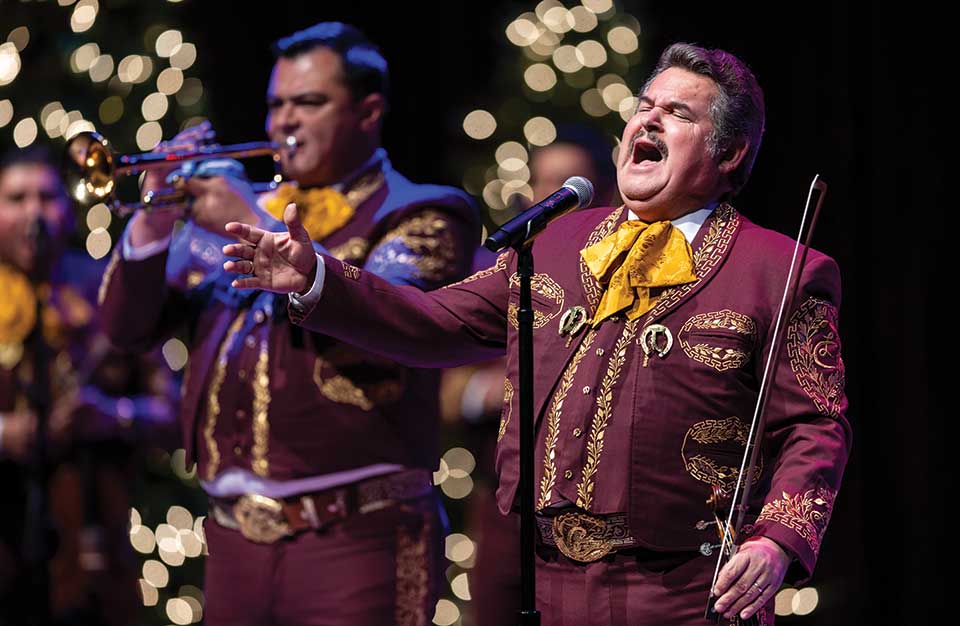 Mariachi Los Camperos performs at The Noorda Center for the Performing Arts on UVU’s Orem Campus in December 2022.