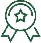 Icon of an award.