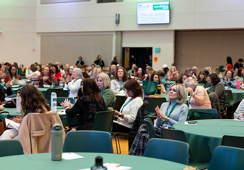 Image of attendees at conference.