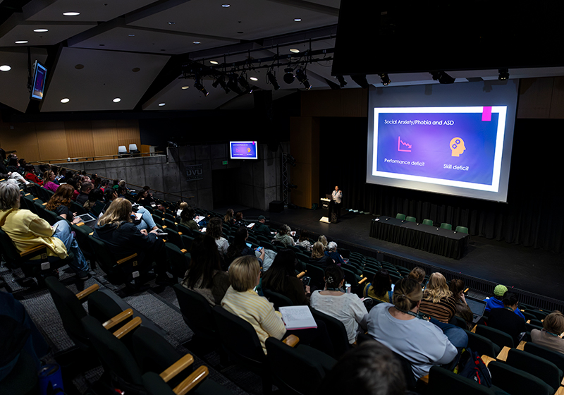 Image of conference presentation.