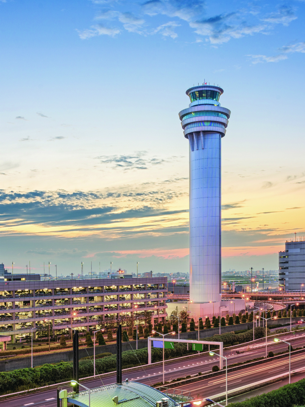 Control tower at airport