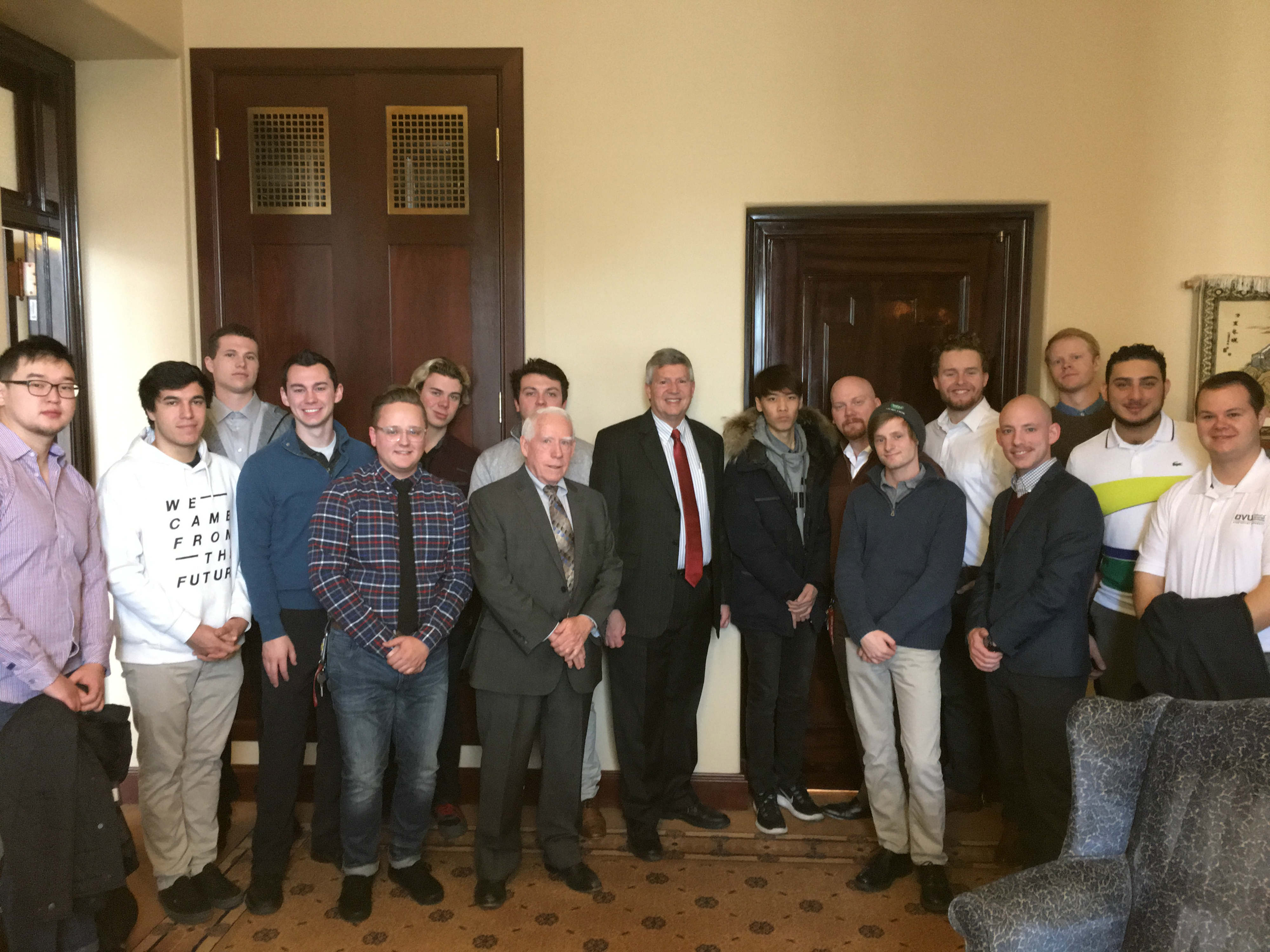 UVU Aviation Law Class at the Utah State Capitol