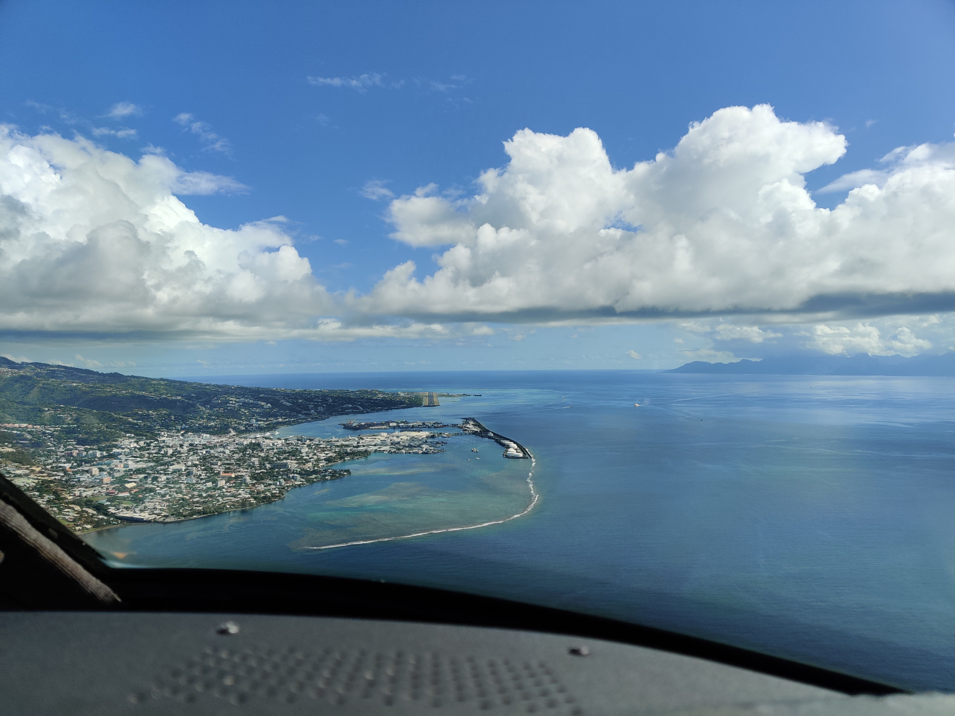 on approach