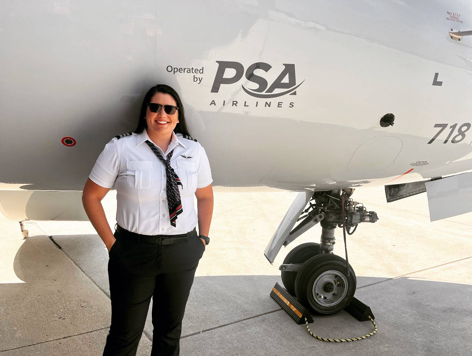 Katherine Burnett - PSA Pilot, UVU Global Aviation Student
