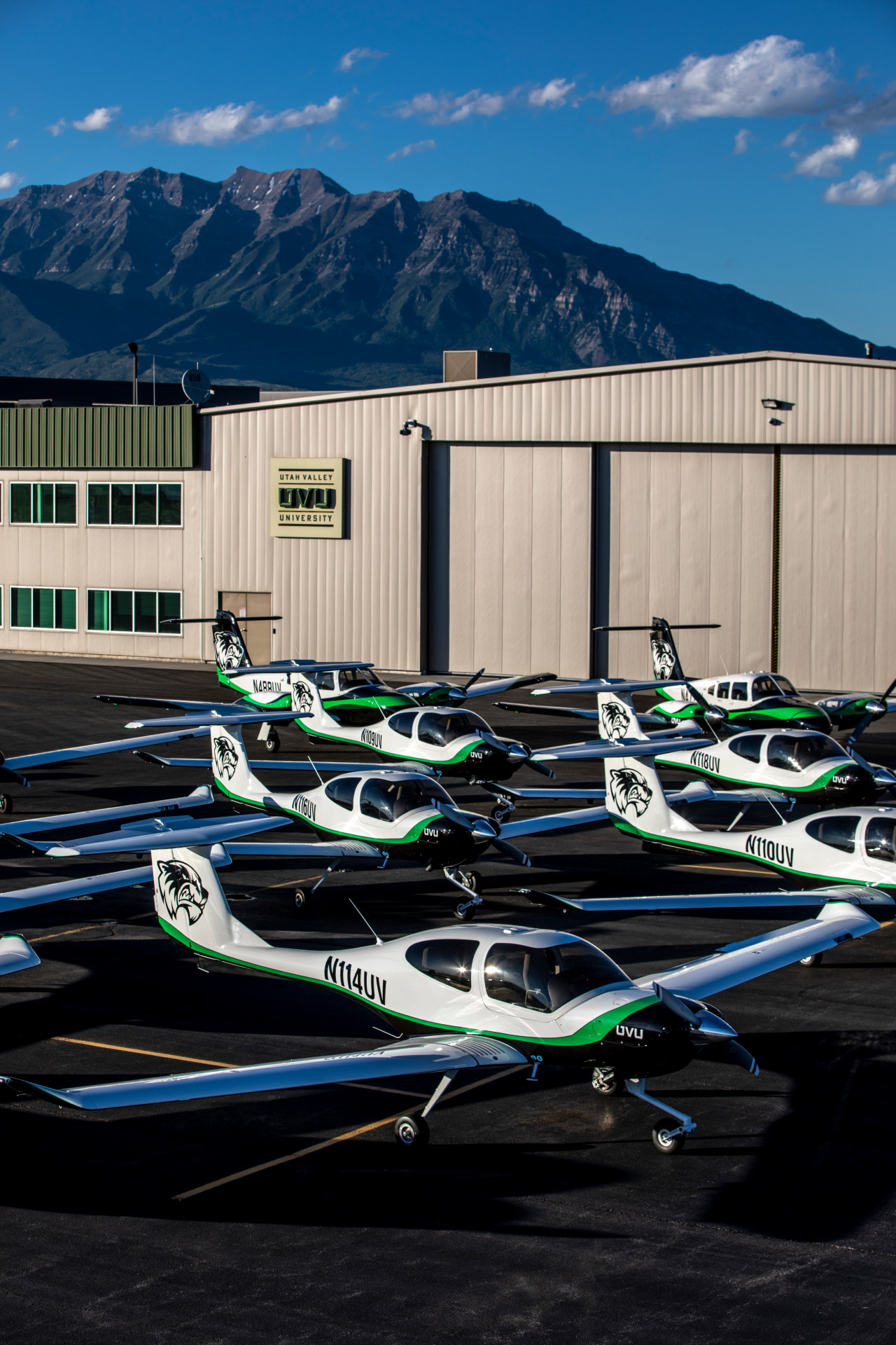 fleet with hangar and timp in background