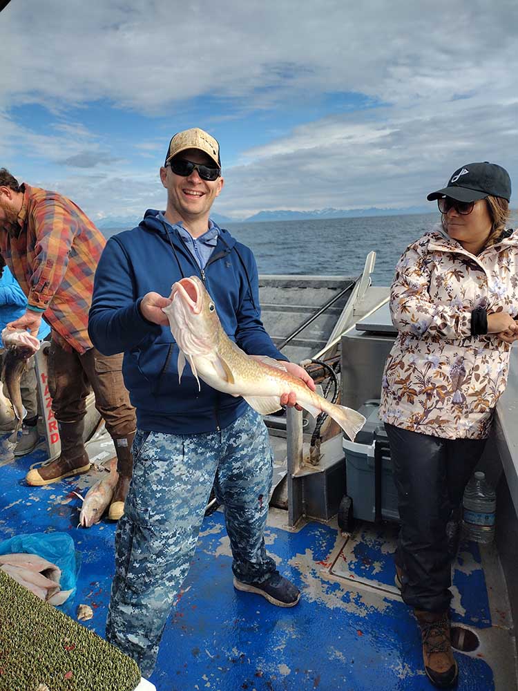 Todd & Natalie with a big fish