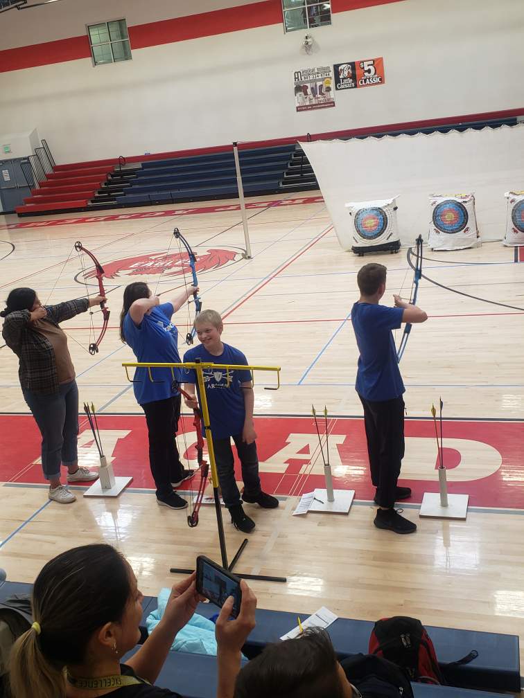 Suzie at Archery tournament (2)