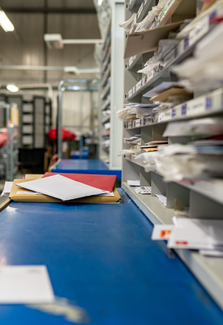 inside the post office