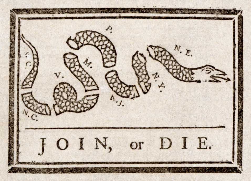 Join or Die snake
