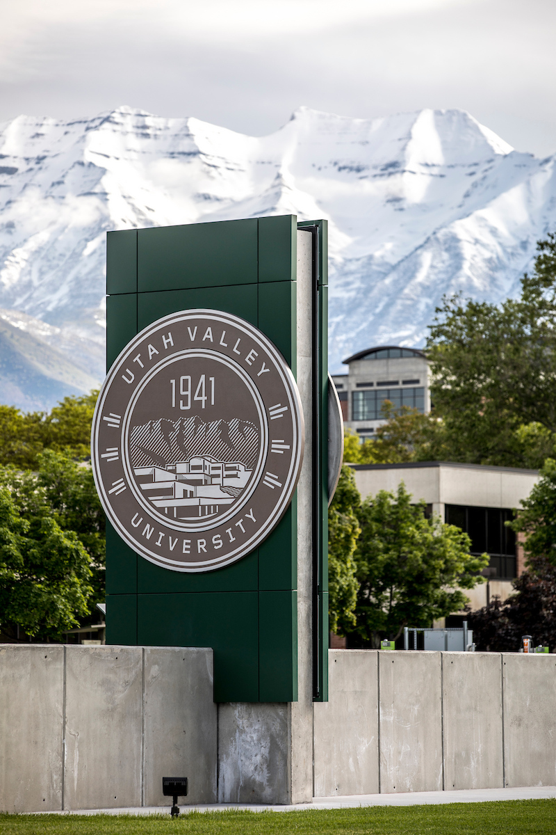 UVU signage