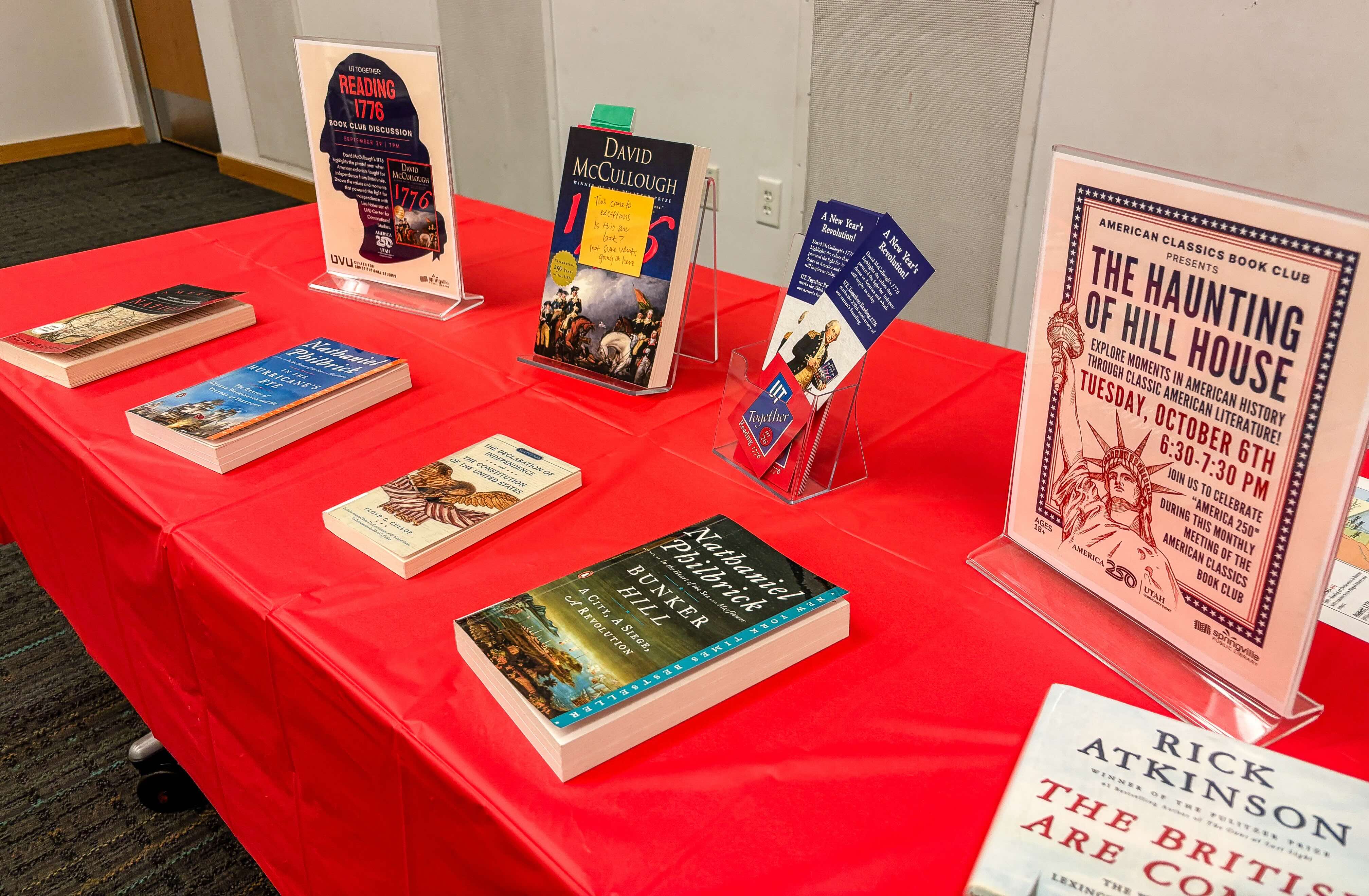 Photos of 1776 Book Club - September 29, 2026 Photos of 1776 Book Club - September 29, 2026