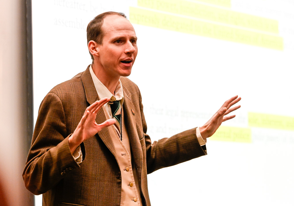 Photos of Sean Beienburg Lecture & Lyceum - Feb. 18, 2026