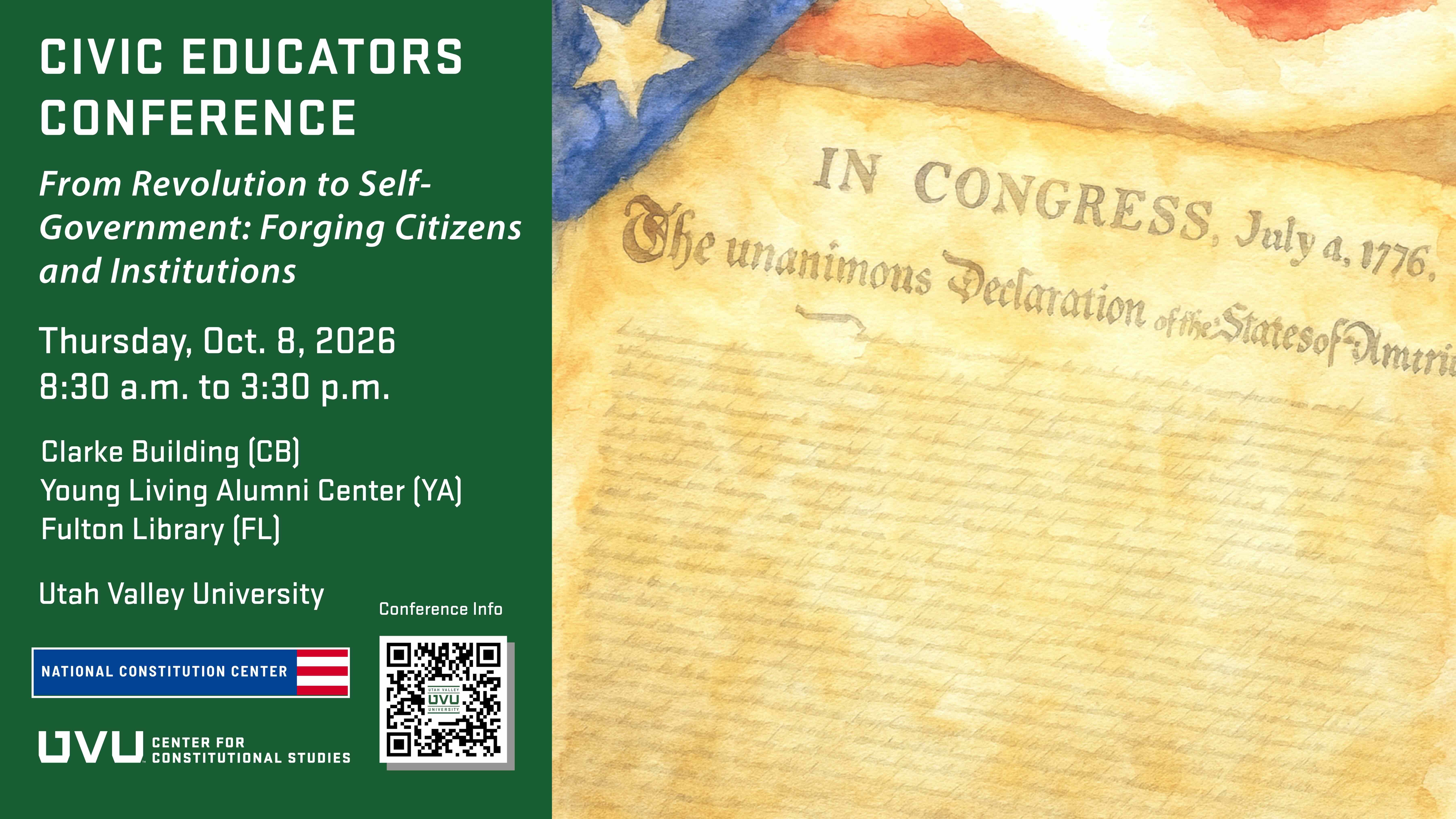 Civic Educators Conf. 2026