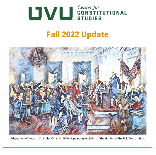 Image of the Fall 2022 newsletter