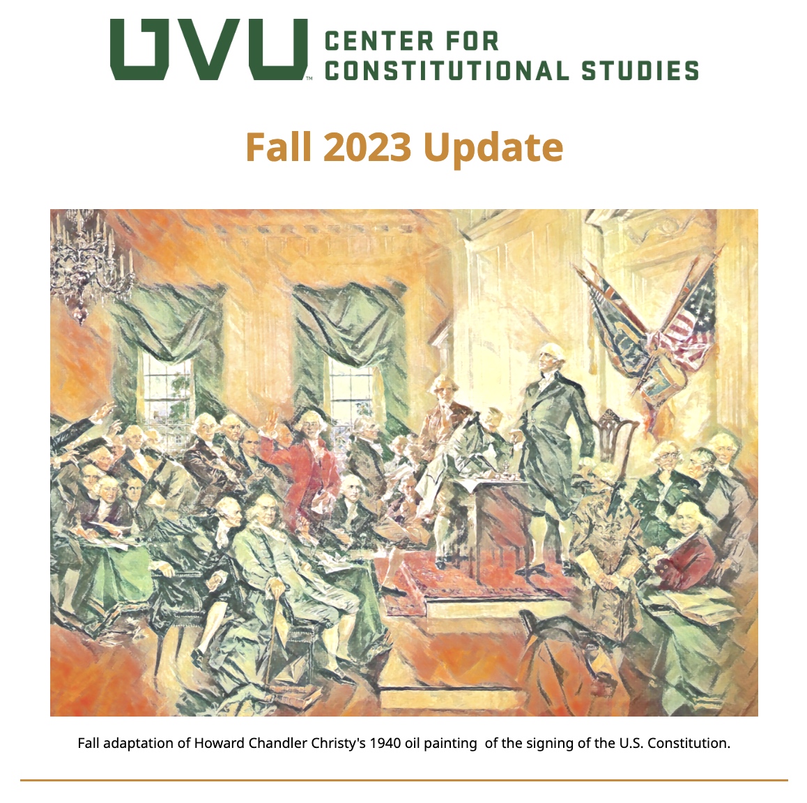 Image of the CCS Newsletter for Fall 2023