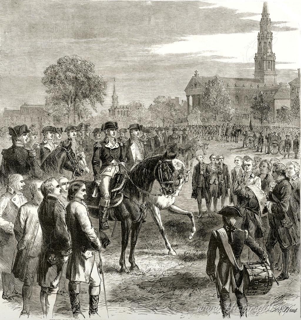 Washington and his troops Washington and his troops